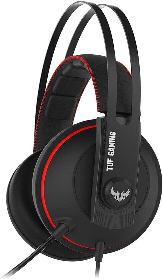 ASUS - Casque TUF H7 Rouge Schwarz, Rot, Schwarz, Rot