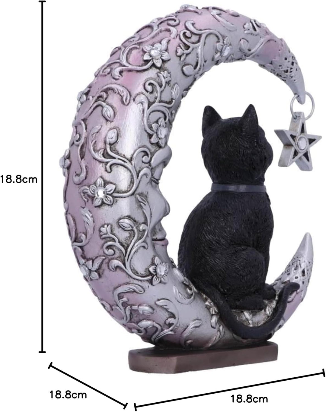Nemesis Now Luna Companion Figur, Silber, 18,8 cm, B5978V2
