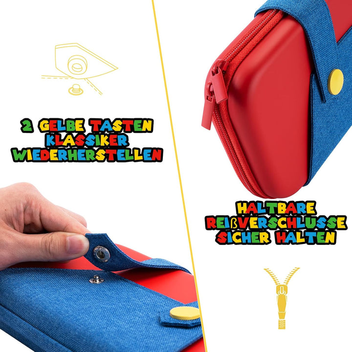 Switch 2 Tasche Kompatibel mit Switch 2 2025, Niedliche Tragbare Switch Hülle Protable Hard Shell Tr