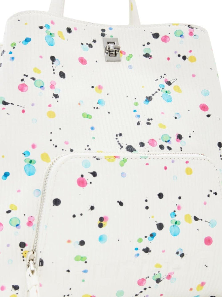 Desigual Damen Back_neon Art_sumy BACK NEON ART SUMY MINI 1001 RAW, Weiss, Einheitsgrösse EU