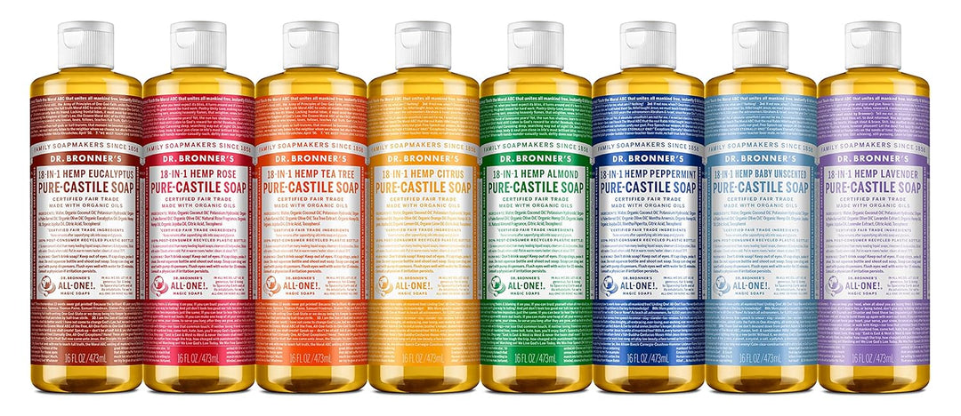 DR Bronners Liquid soap roos