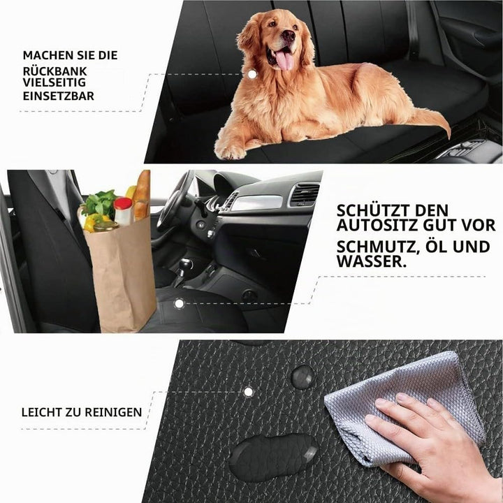 Vordersitzbezüge 2 Stück, wasserdichte Und Abriebfeste Kunstleder-Autositzschoner, Für Die Meisten L