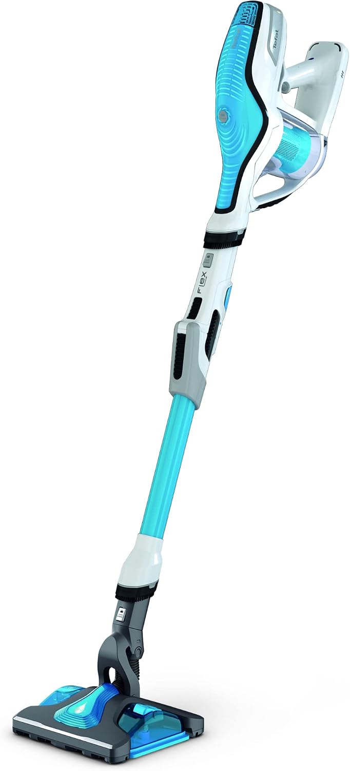 TEFAL Air Force 360 Flex Aqua Staubsauger, Blau/Weiss