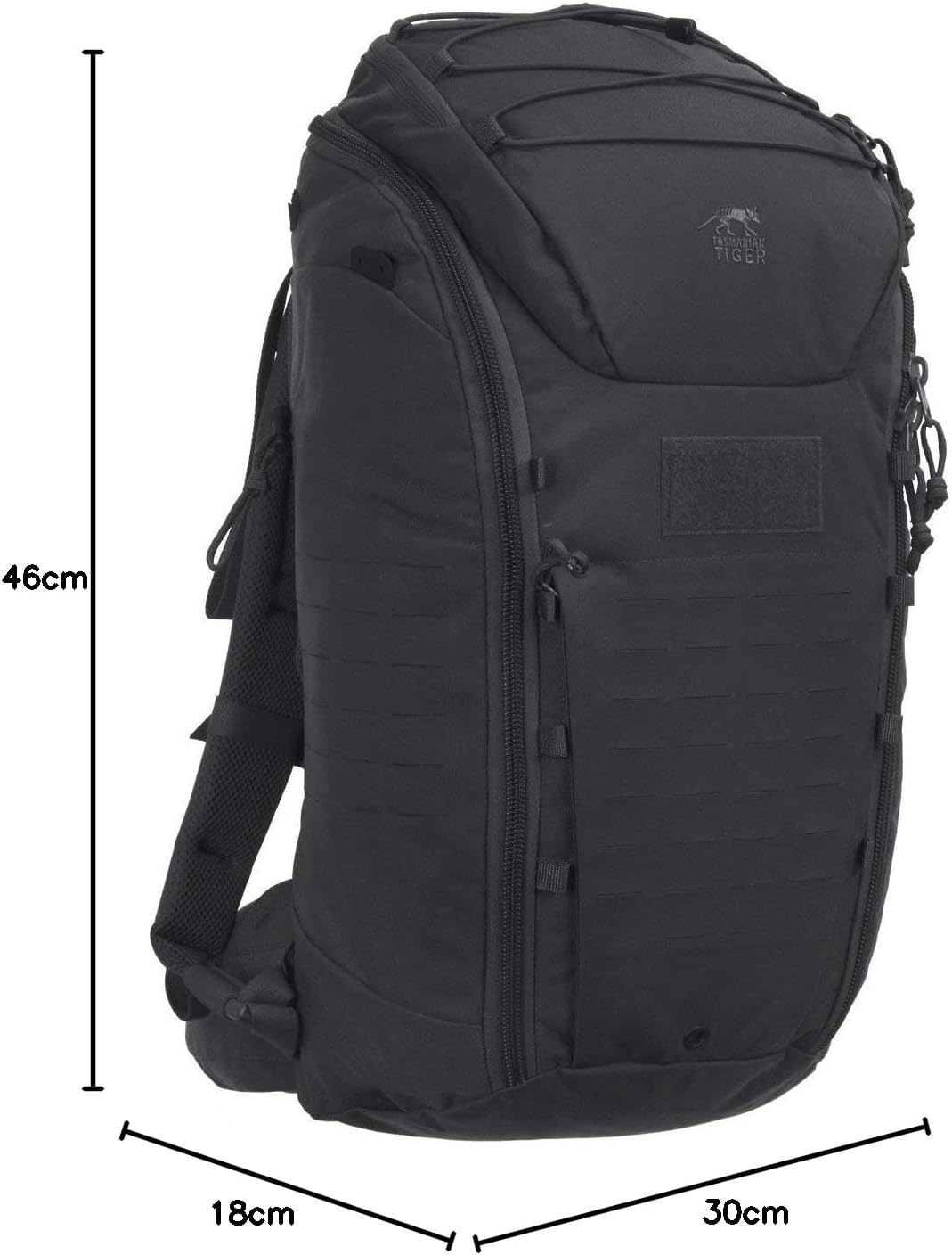 Tasmanian Tiger Unisex Tt Modular 30 Rucksack, Schwarz, 45 cm EU
