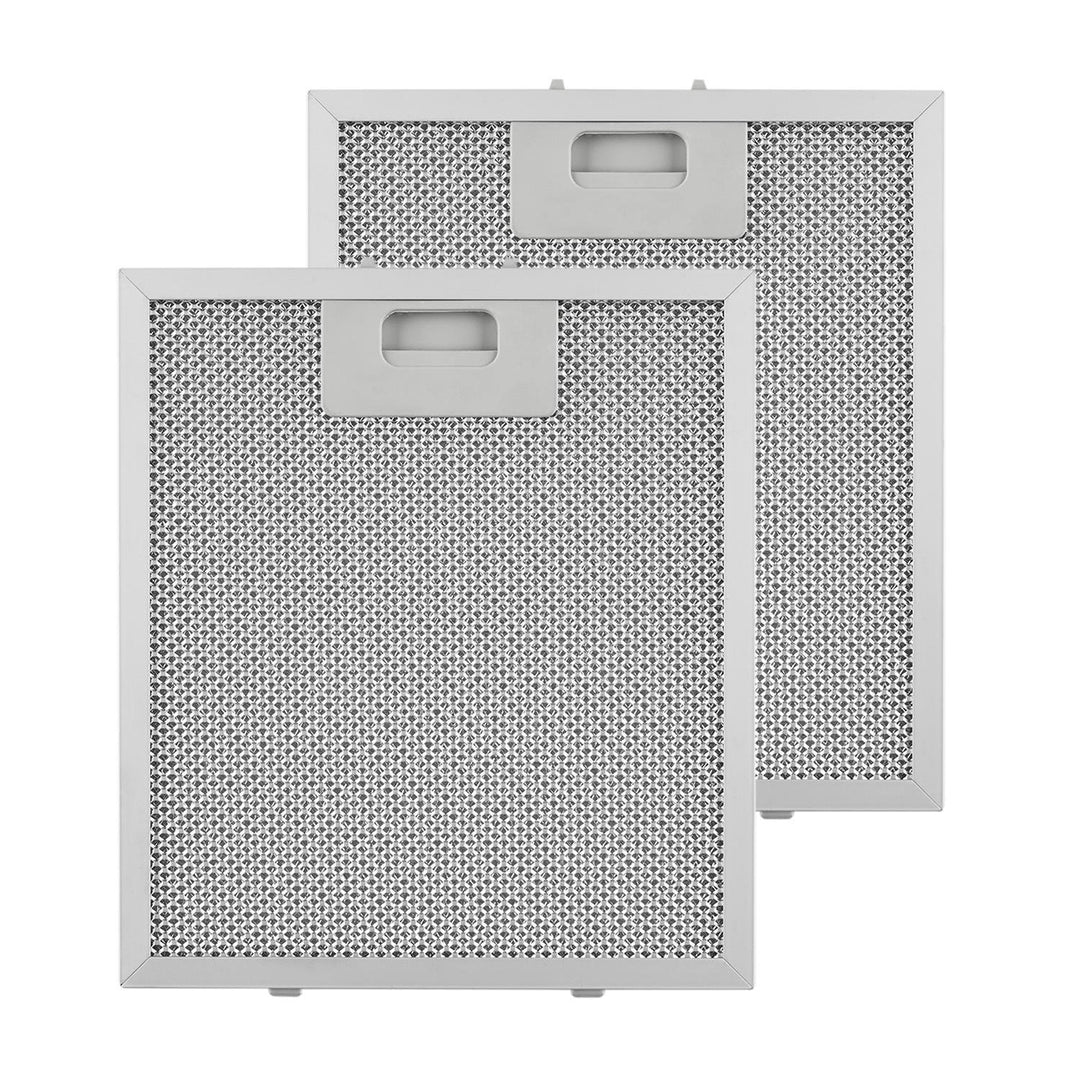 Klarstein Aluminium-Fettfilter - Austauschfilter, Ersatzfilter, 2 x Filter, Klickverschluss, 23 x 26