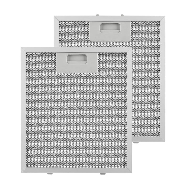 Klarstein Aluminium-Fettfilter - Austauschfilter, Ersatzfilter, 2 x Filter, Klickverschluss, 23 x 26