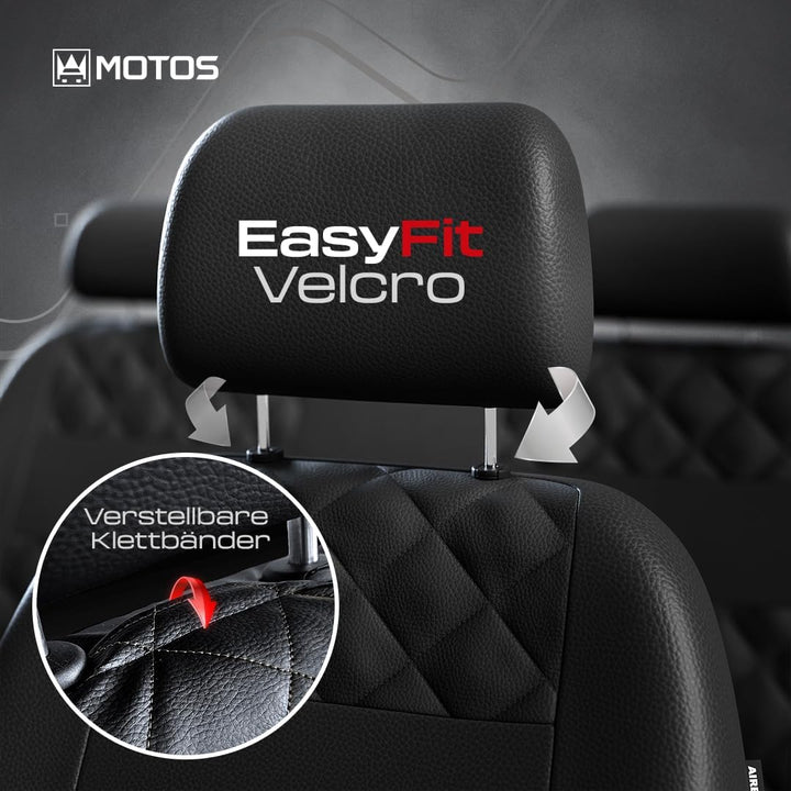 MOTOS Universal-Sitzbezüge Auto für Suzuki Jimny Autositzbezüge mit aktivem Airbag-System, dreilagig