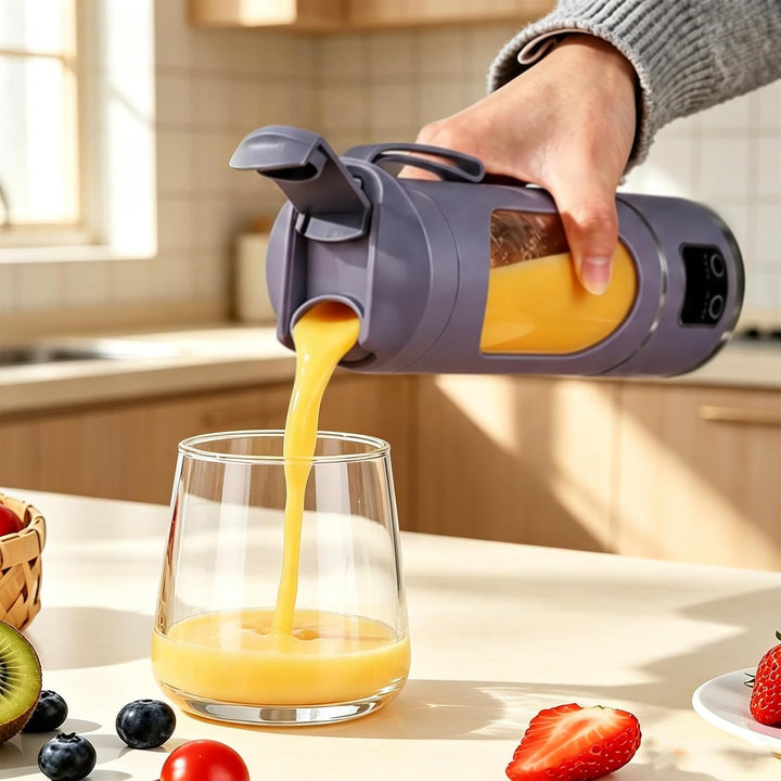 Tragbarer Mixer Smoothie Maker To Go, 500ml Mini Standmixer für Shakes, Smoothie Maker Klein, Portab
