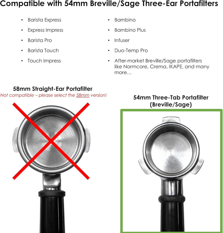 ARO PortaMount Magnetische Silikon-Siebträgerhalterung (Schwarz, 54 mm)