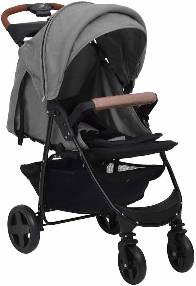 vidaXL Kinderwagen 2-in-1 Klappbar Kombikinderwagen Kinder Baby Buggy Sportwagen Reisebuggy Babywage