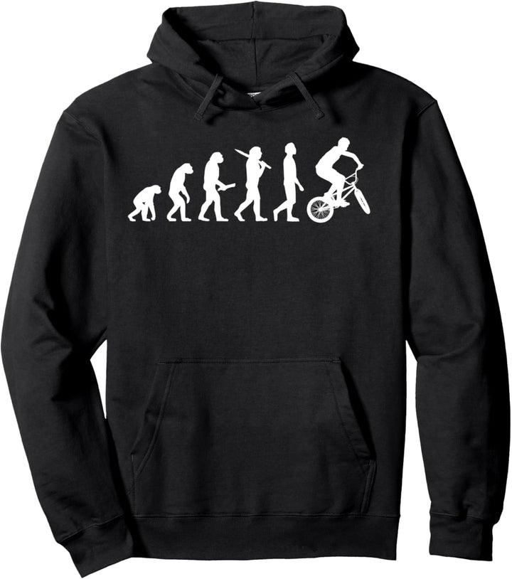 BMX Evolution Geschenk für BMX Fahrer Pullover Hoodie