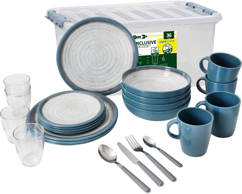 Geschirrset Melamin TUSCANY 36-tlg. (980946918)
