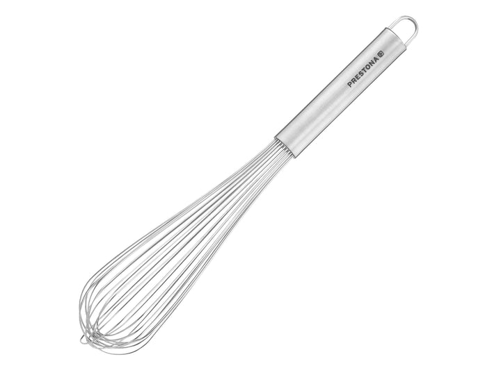 TECHNICA Rührbesen mit Griff - 12 Spindeln 350 mm - Küchenquirl aus Edelstahl - Handquirl zum Schlag