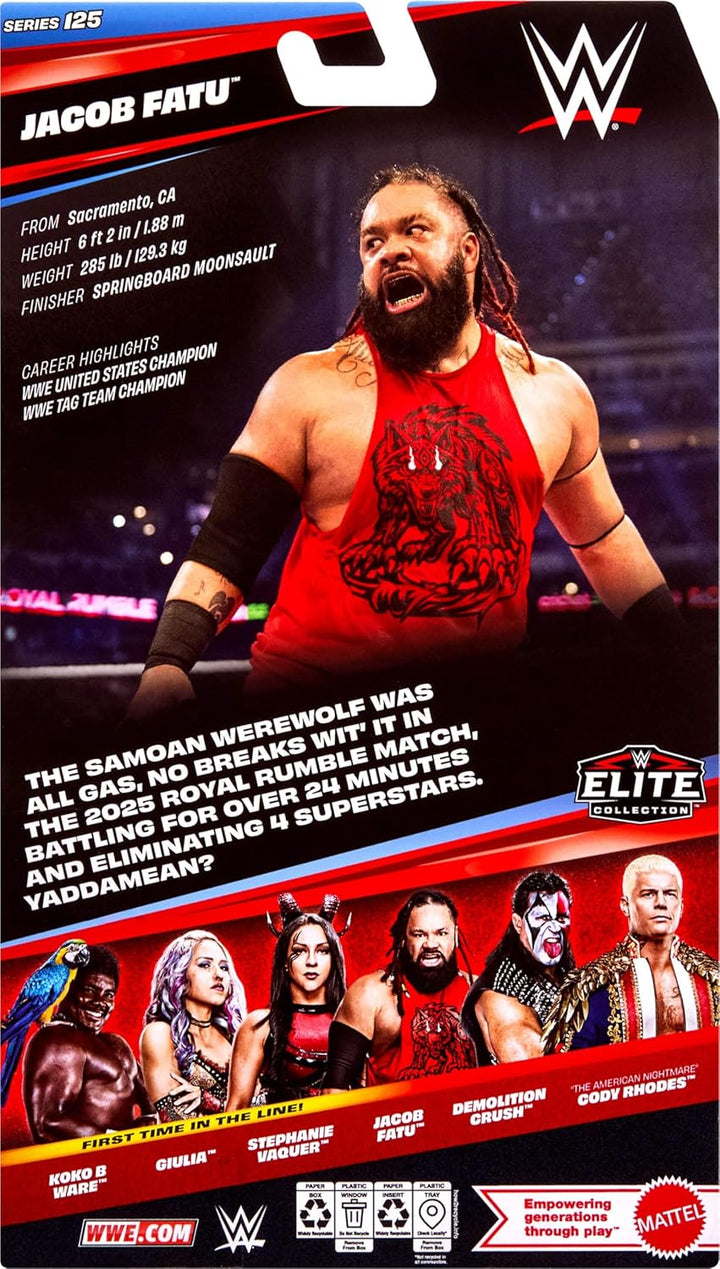 Mattel WWE Elite Actionfigur &amp; Zubehör, Serie 