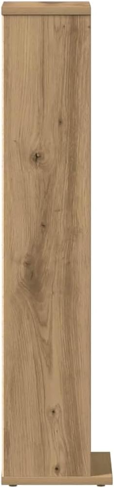 vidaXL CD-Regal Artisan-Eiche 21x20x88 cm Holzwerkstoff, Artisan-eiche