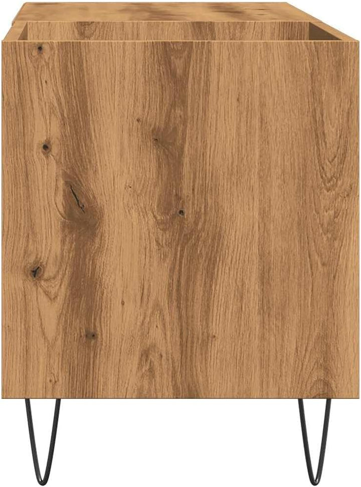 vidaXL Plattenschrank Artisan-Eiche 84,5x38x48 cm Holzwerkstoff Eiche Handwerklich, Eiche Handwerkli