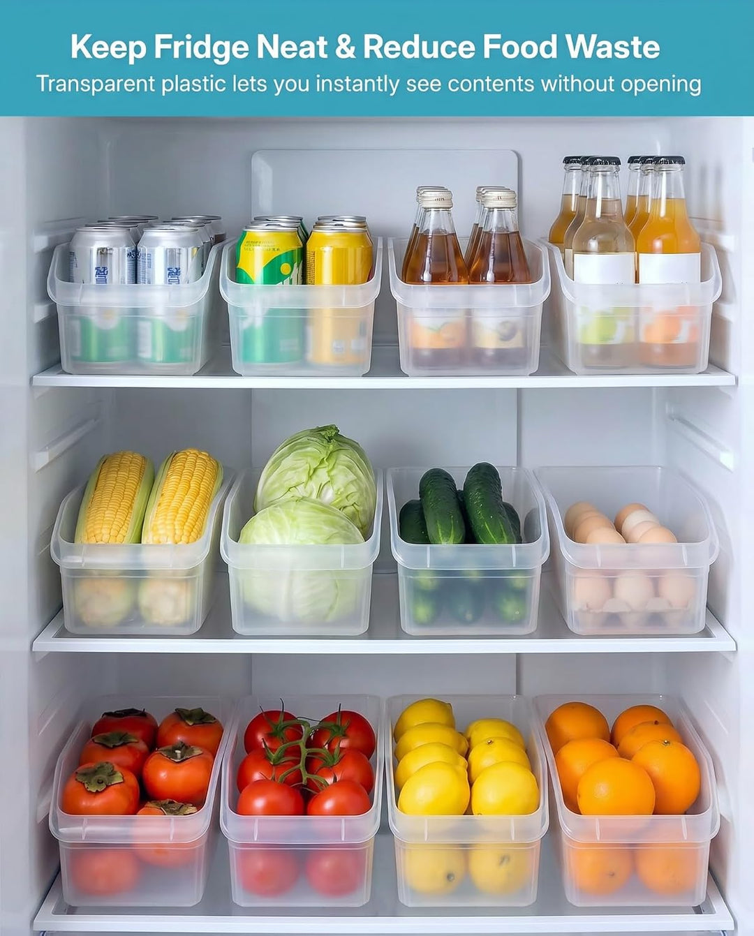10PC Schminktisch Organizer Schubladenorganizer für Küchenutensilien, Vorratsschrank-Snacks, Kosmeti