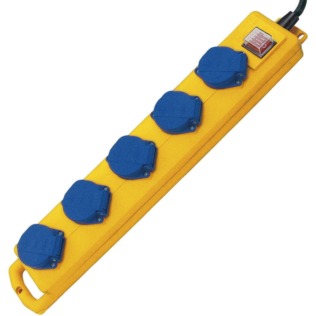 Brennenstuhl Super-Solid SL 544 D IP44 Steckdosenverteiler 5-fach, 1159860205