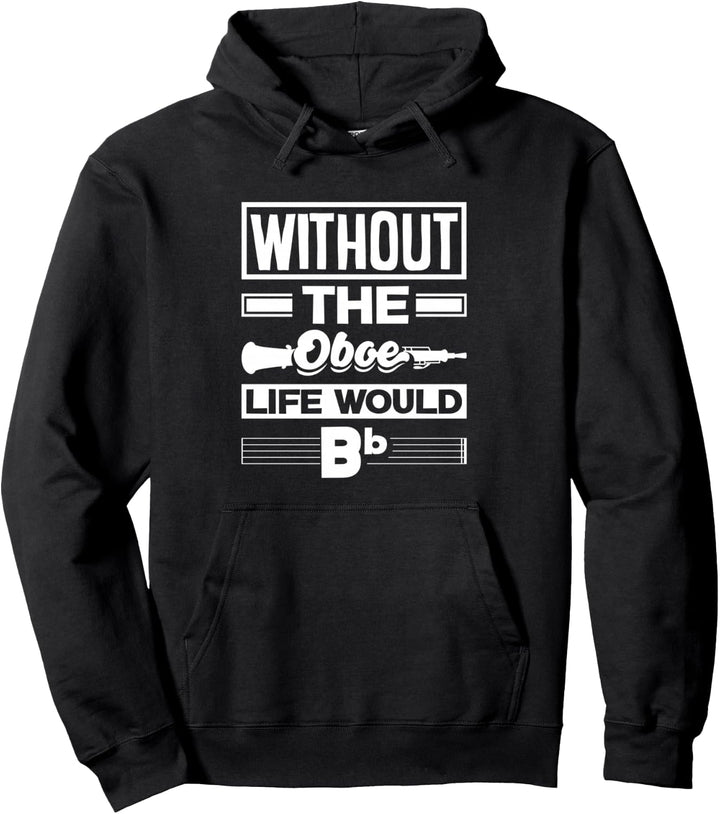 Oboist Oboenspieler ohne die Oboe Pullover Hoodie