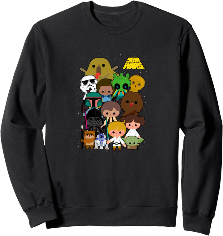 Star Wars Cute Cartoon Character Group Kawaii Sweatshirt