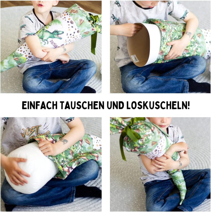 Dein Lieblingsteil Geschwistertüte aus Stoff Ninja Mini Schultüte klein