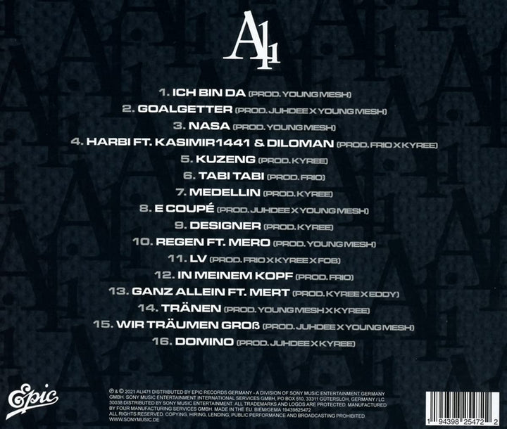 Ali, Audio-CD