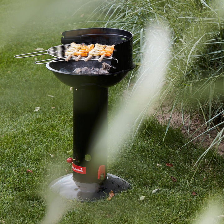 Barbecook Grillrost rund 40 cm mit zwei festen Haltegriffen für Holzkohlegrill, BBQ grill zubehör, e