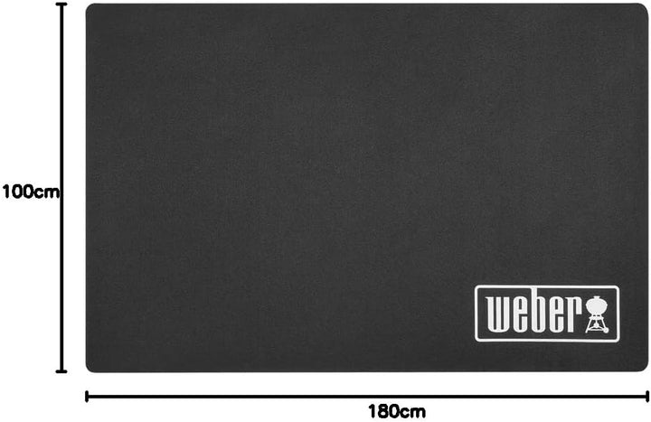 Weber Grillmatte - Gross (180 x 100cm), schützt Terasse/Balkon &amp; 6415 Small 7-1/2-Inch-by-5-inch Alu