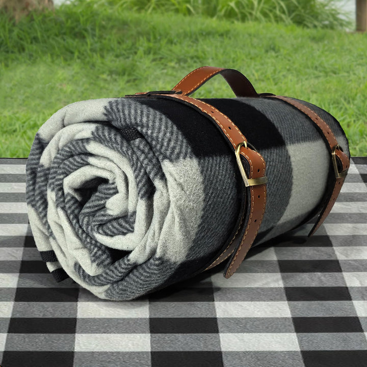 PortableAnd Picknick- und Draussen-Decke für Wasserabweisende, handliche Matte, Tragetasche, Frühlin