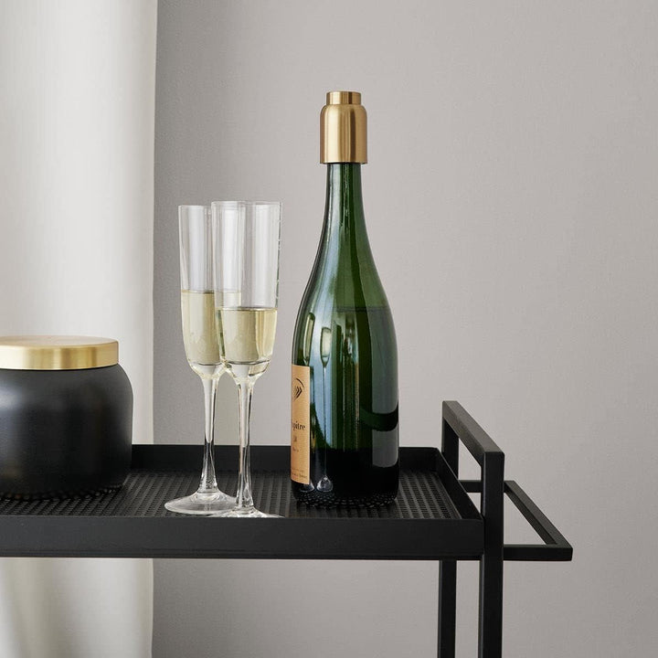 Stelton - Collar - Vakuum Flaschenverschluss - Edelstahl - Gold