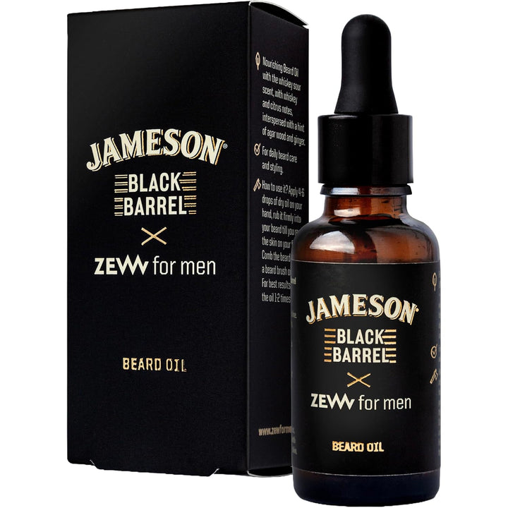 ZEW for Men Beard Oil Jameson Black Barrel x ZEW