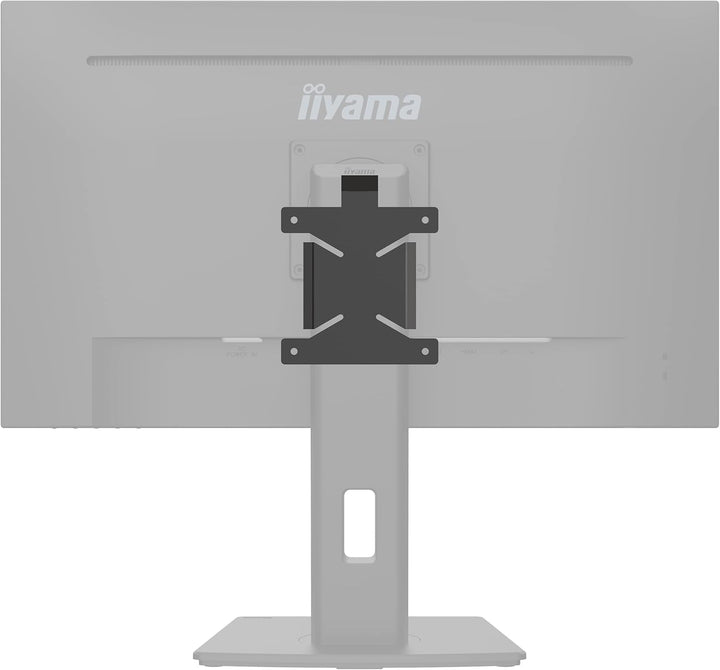 iiyama MD BRPCV07 VESA-Halterung Kit (Vesa 100) für Mini-PC (Thinclient/Zeroclient PCs), Schwarz