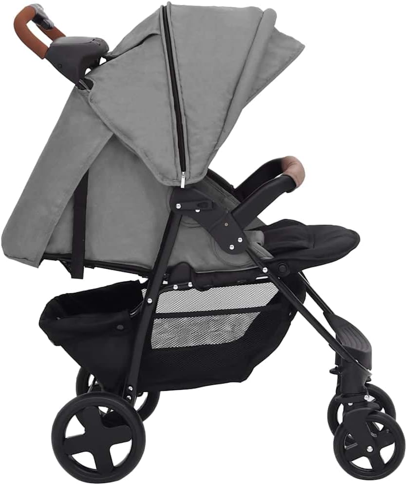 vidaXL Kinderwagen 2-in-1 Klappbar Kombikinderwagen Kinder Baby Buggy Sportwagen Reisebuggy Babywage