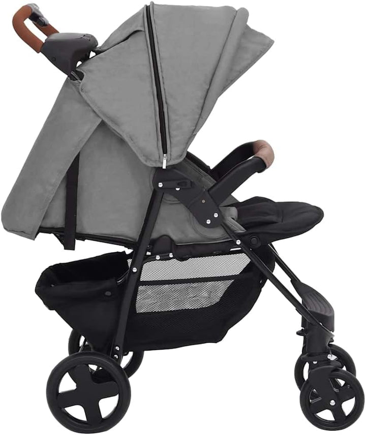 vidaXL Kinderwagen 2-in-1 Klappbar Kombikinderwagen Kinder Baby Buggy Sportwagen Reisebuggy Babywage