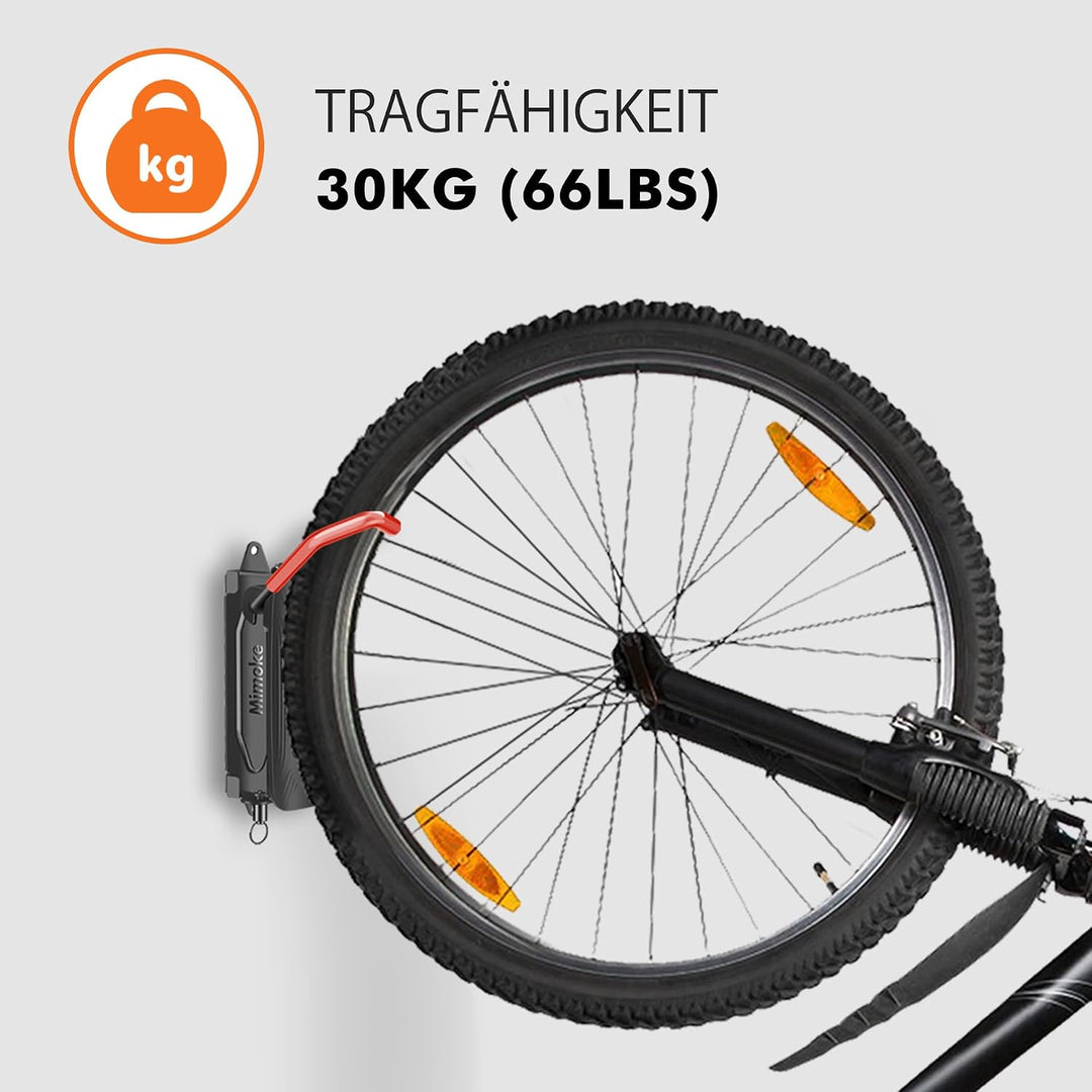 Mimoke Schwenkbare Fahrrad Wandhalterung Vertikaler Fahrradständer - Fahrradhalterung wand für die G