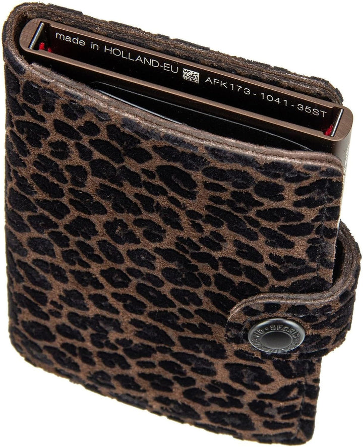 Secrid Damen Geldbörse Miniwallet Leo One Size Brown Einheitsgrösse, Brown Einheitsgrösse