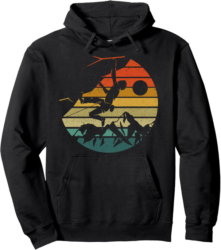 Bergsteigen Berge Natur Vintage Klettern Geschenk Pullover Hoodie