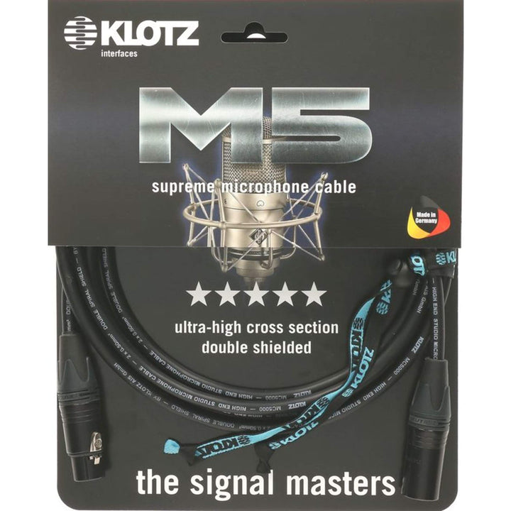tz Klotz M5FM01 M5 Microphone Cable 1m Mikrofonkabel