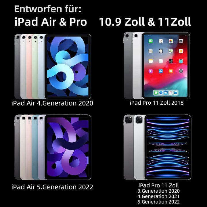 3 Stück Papier Folie Kompatibel mit iPad Air 5.Generation 2022 &amp; iPad Air 4 2020 10,9 Zoll &amp;iPad Pro