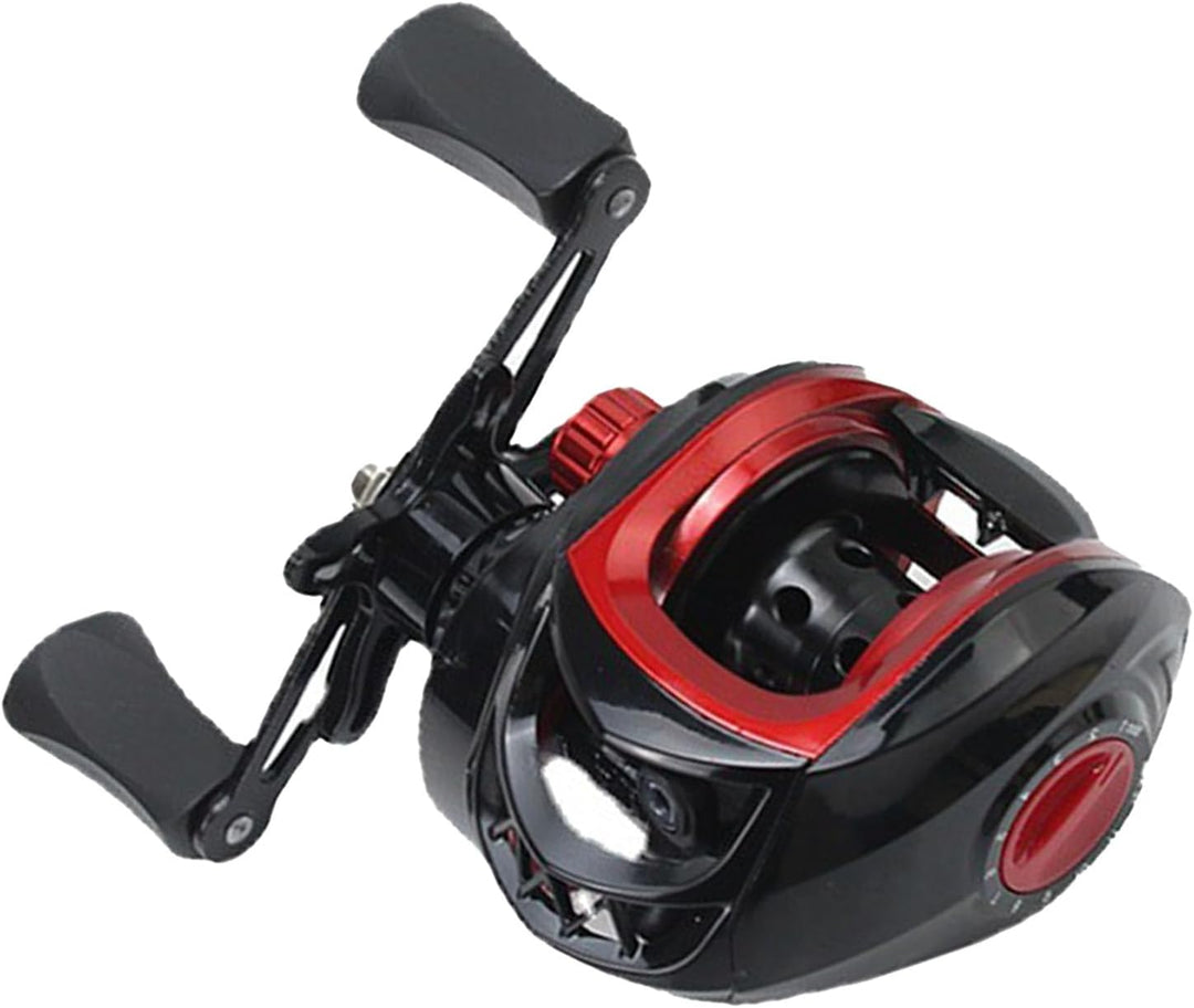 Baitcasting-Angelrolle, Baitcaster-Rolle, mit Explosionsgeschützter Schnurfunktion, Metall-Weitwurf-