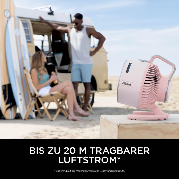 Shark FlexBreeze HydroGo Starker Ventilator mit Sprühnebel, Kühlung für drinnen &amp; draussen, leise &amp;