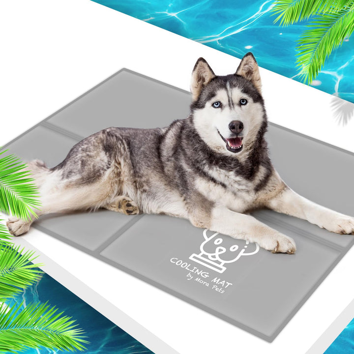 Pawtasy Kühlmatte für Hunde Kühldecke Hunde Kühlkissen mit Ungiftiges Gel für Grosse Haustiere Hunde