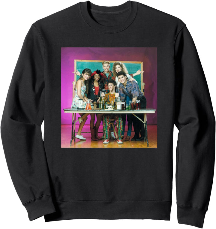 Saved By The Bell Chem Lab Group Foto Sweatshirt