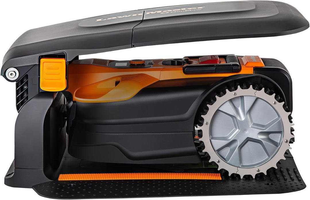 LawnMaster OcuMow Mähroboter Ladestation Garage Unterstand - 952642, Modern