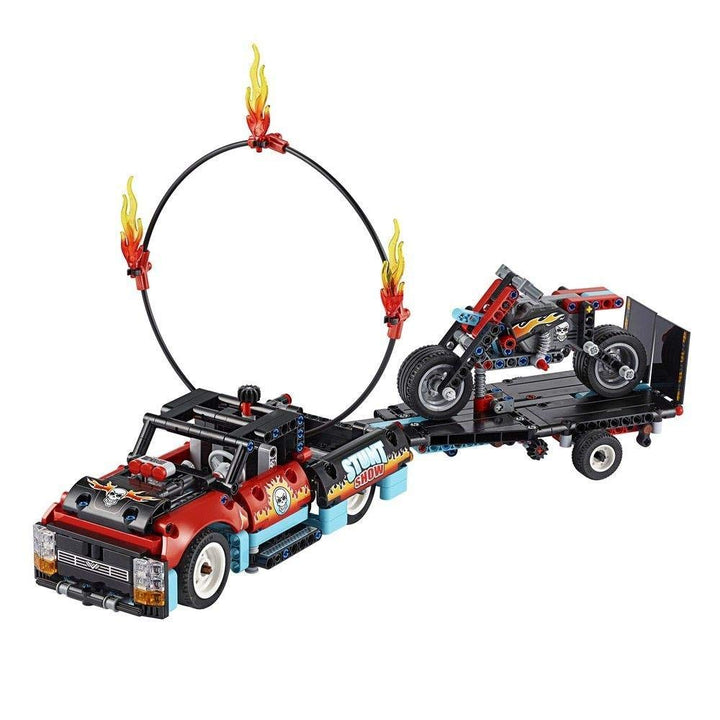 Lego Technic 42106 - Pull-Back - Stunt Show Truck &amp; Bike (610 Teile)