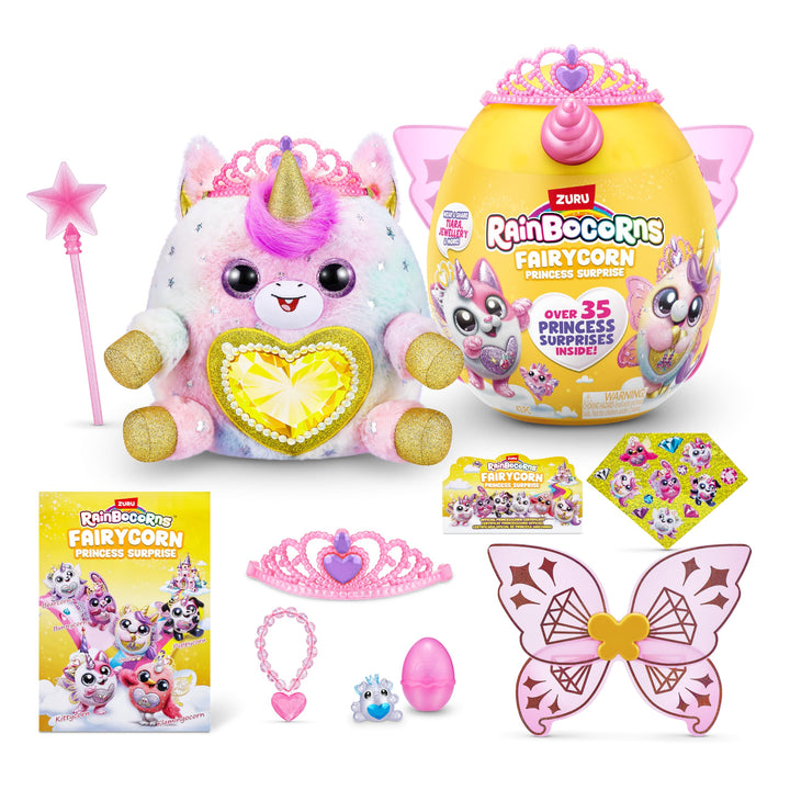 Rainbocorns Fairycorn Princess Surprise Serie 6, Ruby Einhorn, von ZURU, 30 cm Fairycorn-Prinzessin