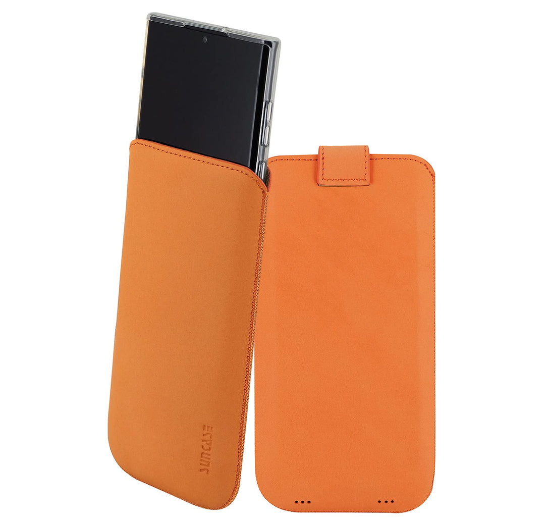 Suncase Etui Tasche kompatibel mit Samsung Galaxy S25 Ultra 5G Hülle mit ZUSÄTZLICHER Case Lasche mi