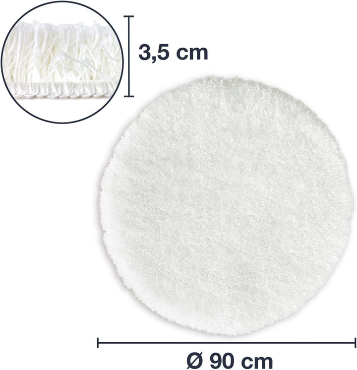 WohnDirect Premium Badematte RUND Einzeln zum Set kombinierbar • Badvorleger Duschmatte • rutschfest