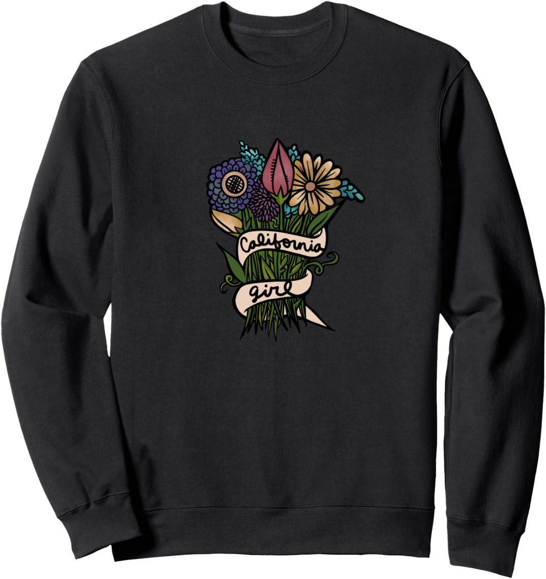 California Girl Wildflower Bunch Sweatshirt