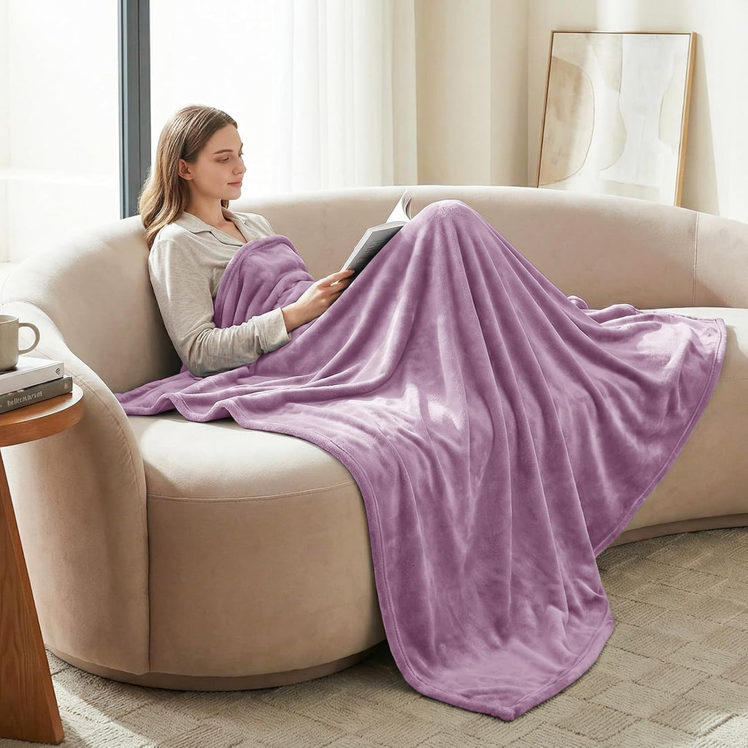 CozyLux Kuscheldecke Flauschig Decke 230x270 cm Lavendel, 230x270 cm Lavendel